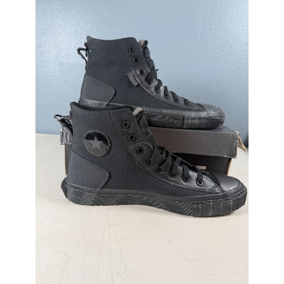 Converse Other - Converse Chuck Taylor All Star Black/Black Canvas High-Top Shoes Men's Size 7.5